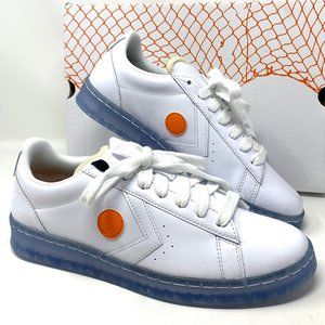 🌿Sale🌿 CONVERSE 169217C Men Size PRO LEATHER OX White Oriole Basket Skate